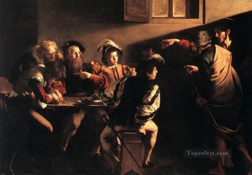 st matthew Painting - The Calling of Saint Matthew Caravaggio